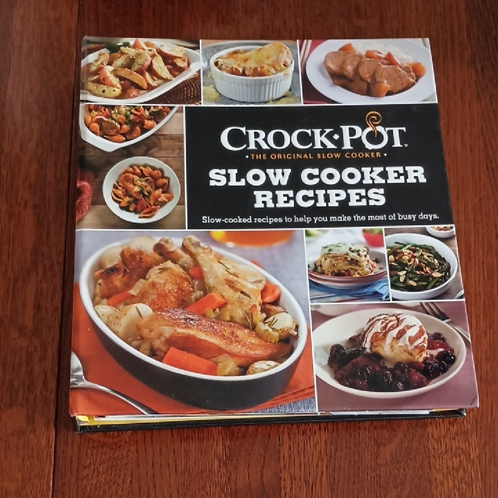 CrockPot The Original Slow Cooker Recipe Book 3 Ring Binder Cookbook (b275)